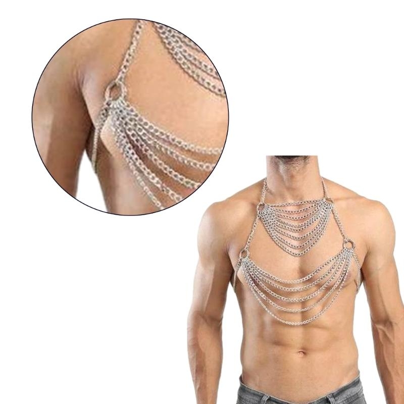 Body Jewelry Harness - Y5GC Punk Body Chain Harness for