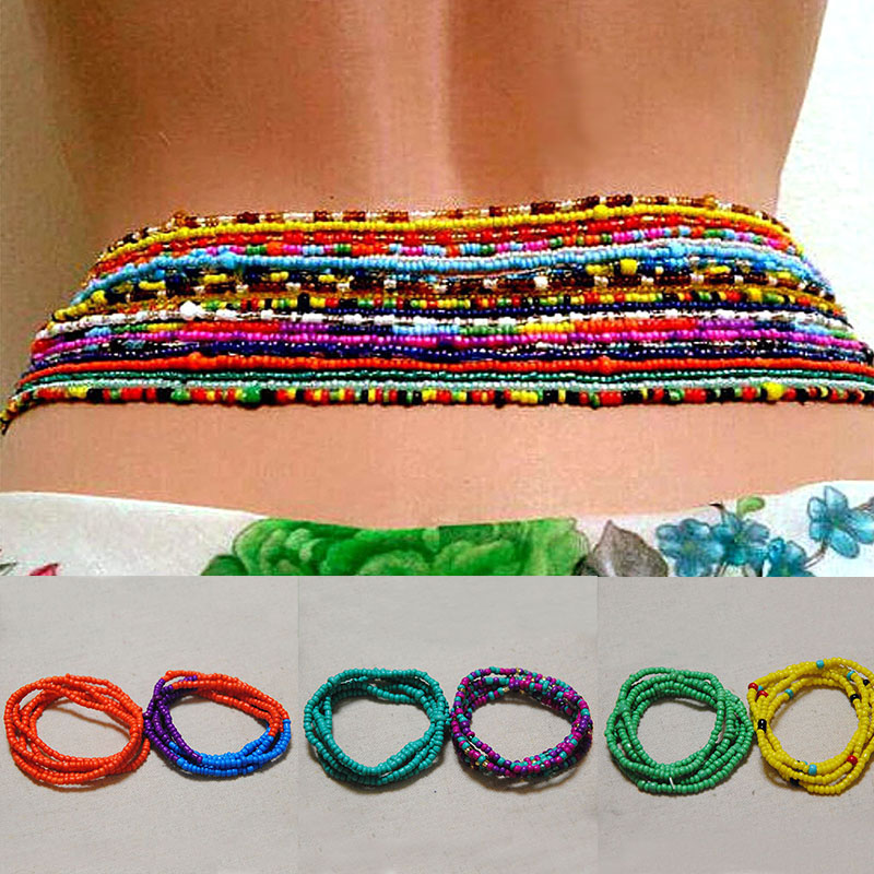 Body Jewelry In Bulk - 2 Pcs Sexy Summer Waist Bead