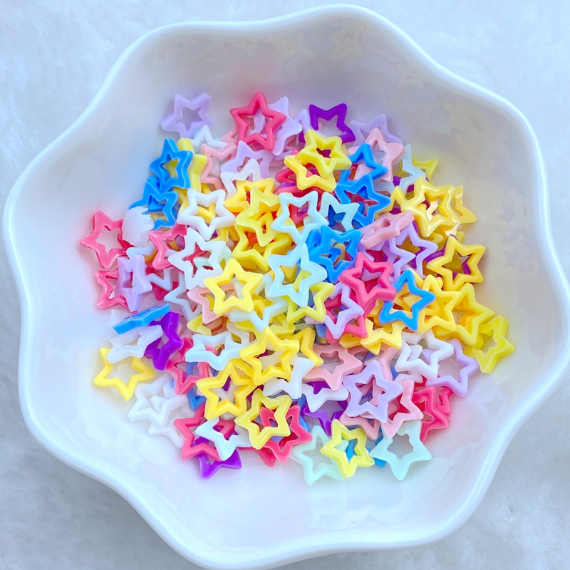 100Pcs New Cute Mini 8mm Macar - Star Flat Back review and price