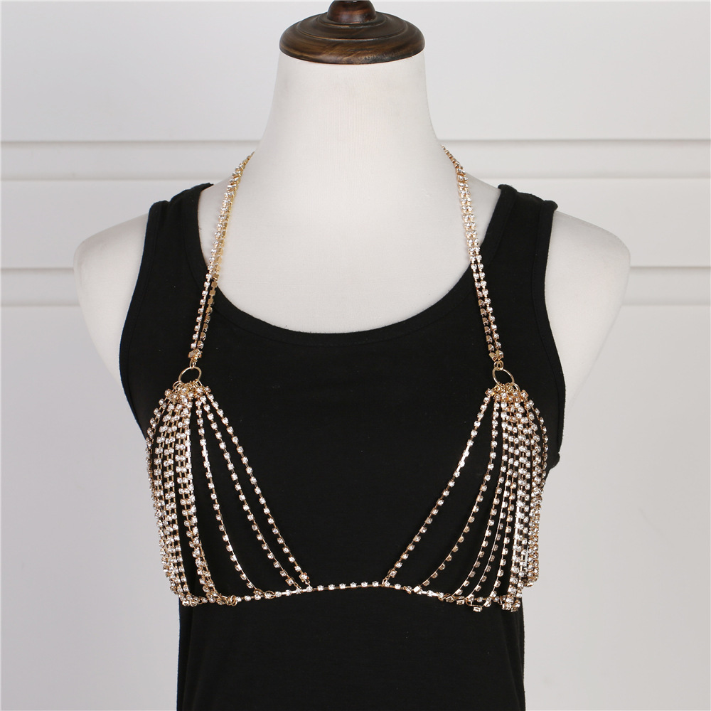 Luxury Heart Crytal Bikini Bod - Body Jewelry Harness review and price