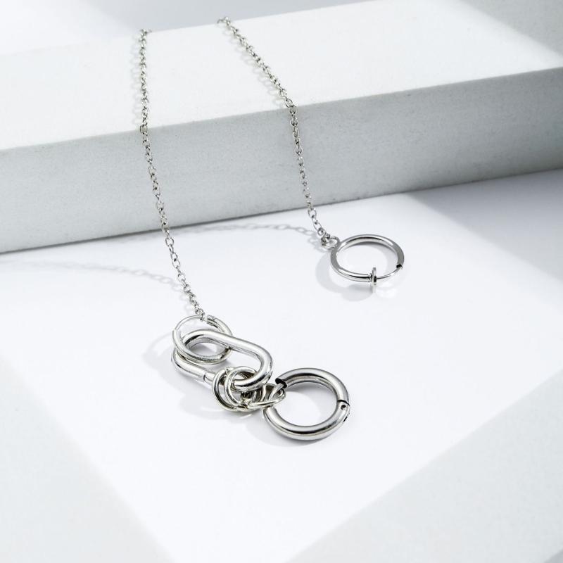 A52E Chain Linked Earrings Hin - Body Jewelry Materials review and price