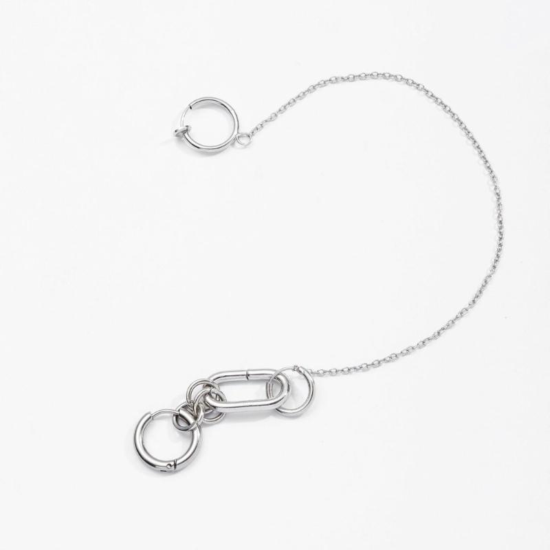 A52E Chain Linked Earrings Hin - Body Jewelry Materials review and price
