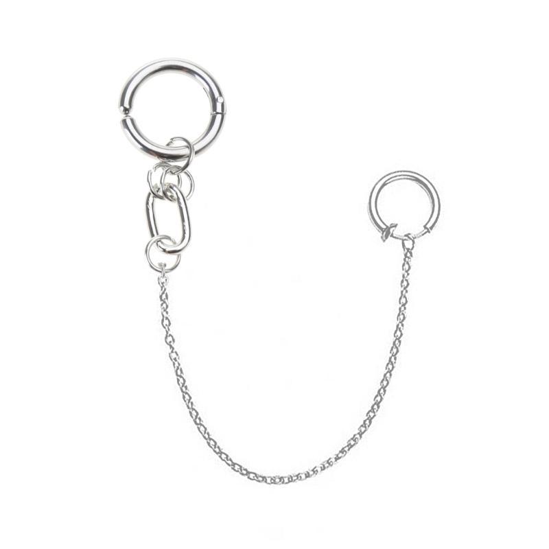 A52E Chain Linked Earrings Hin - Body Jewelry Materials review and price