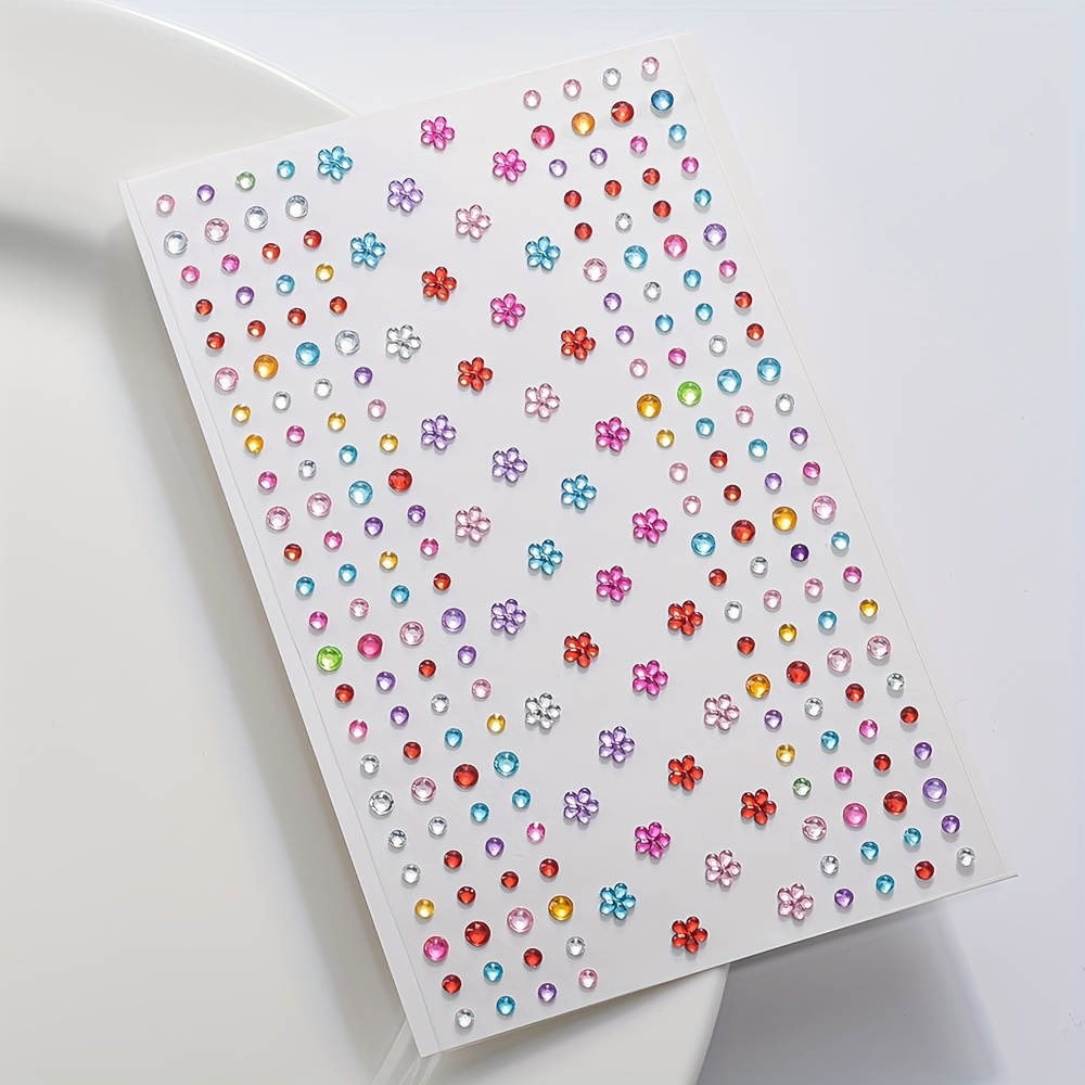 1 Sheet Colorful Shiny Rhinest - Body Jewelry Art review and price