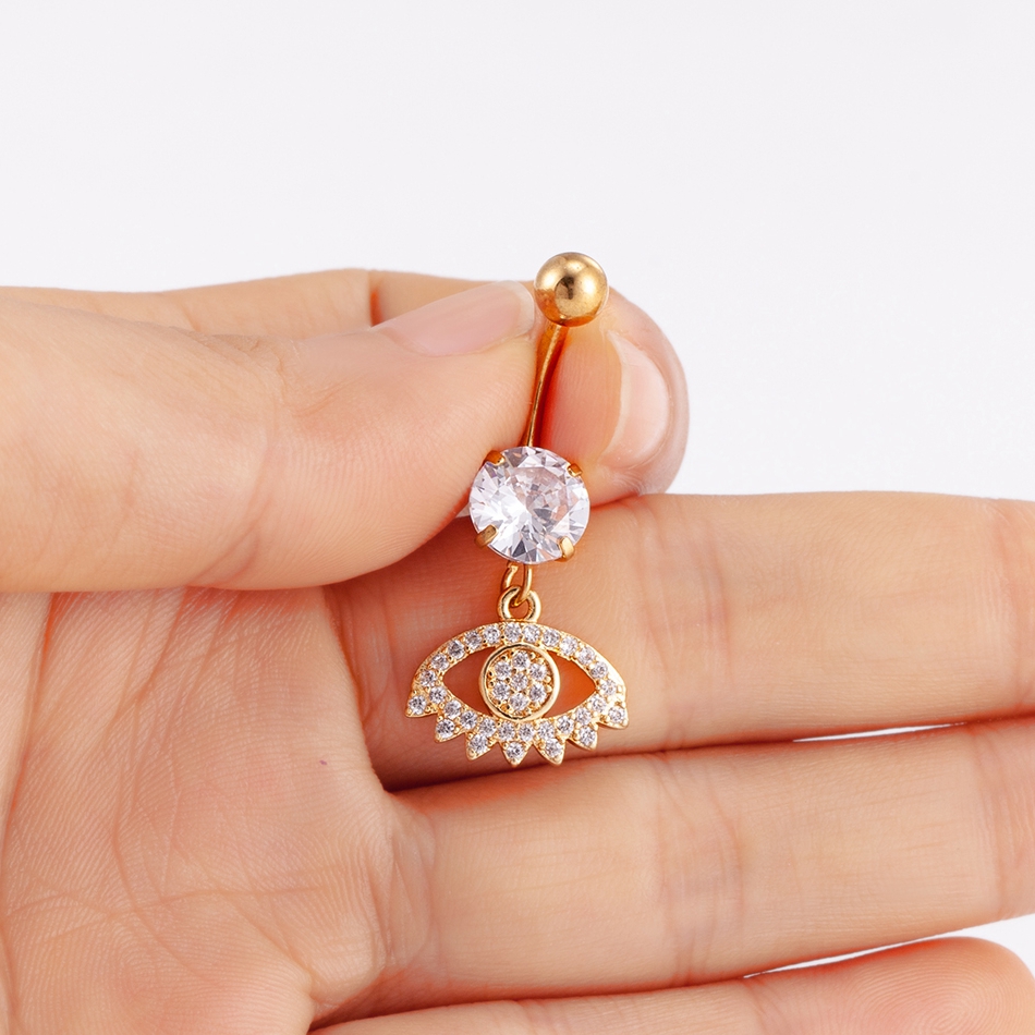 Dangle Belly Button Ring Heart - Belly Bar Titanium review and price
