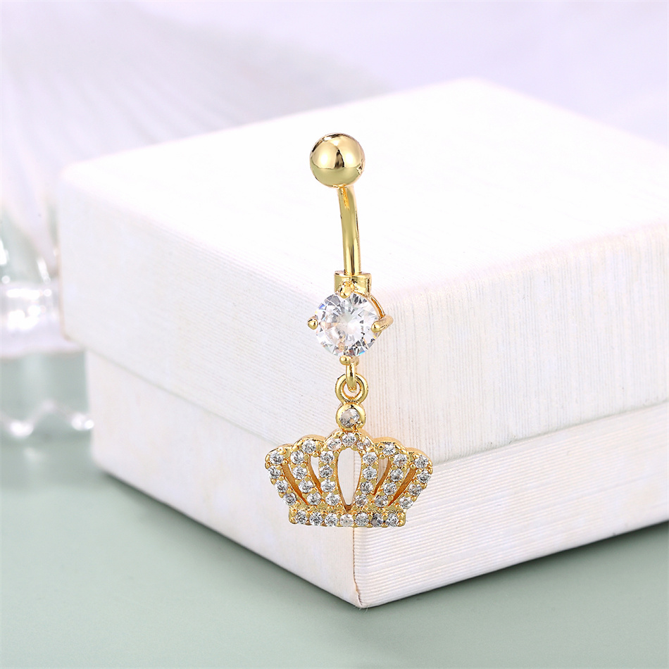 Dangle Belly Button Ring Heart - Belly Bar Titanium review and price