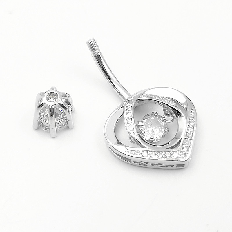 Belly button ring 925 Sterling - Body Jewelry Materials review and price