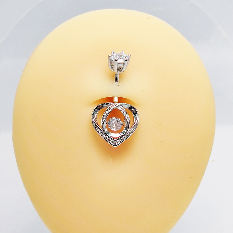 Belly button ring 925 Sterling - Body Jewelry Materials review and price