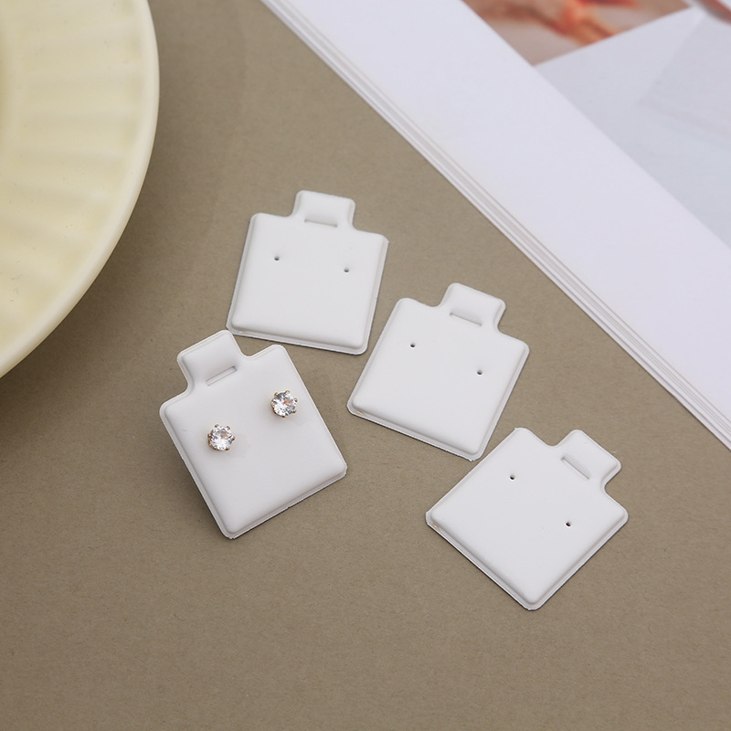 100Pcs White Earring Display C - Body Jewelry Display review and price