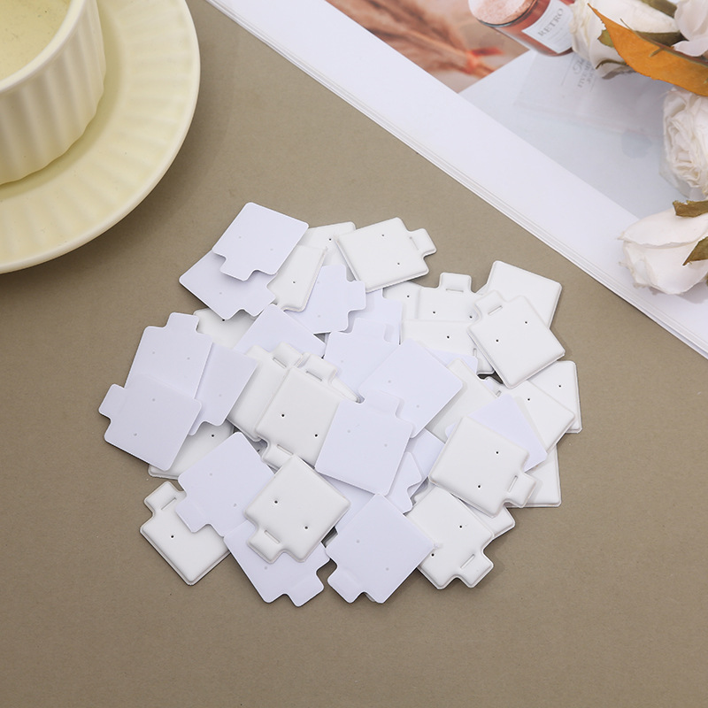 100Pcs White Earring Display C - Body Jewelry Display review and price