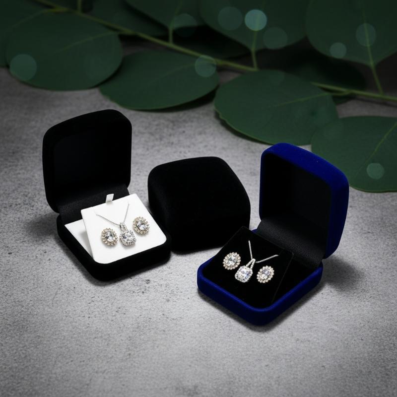 Velvet Stud Earrings Small Nec - Body Jewelry Display review and price