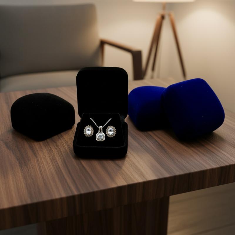 Velvet Stud Earrings Small Nec - Body Jewelry Display review and price