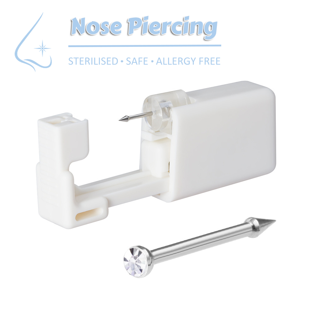 6/12Pcs Disposable Self Nose P - Body Jewelry Factory review and price