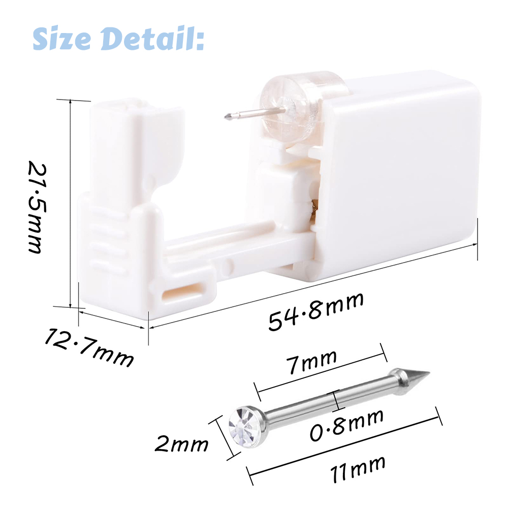 6/12Pcs Disposable Self Nose P - Body Jewelry Factory review and price