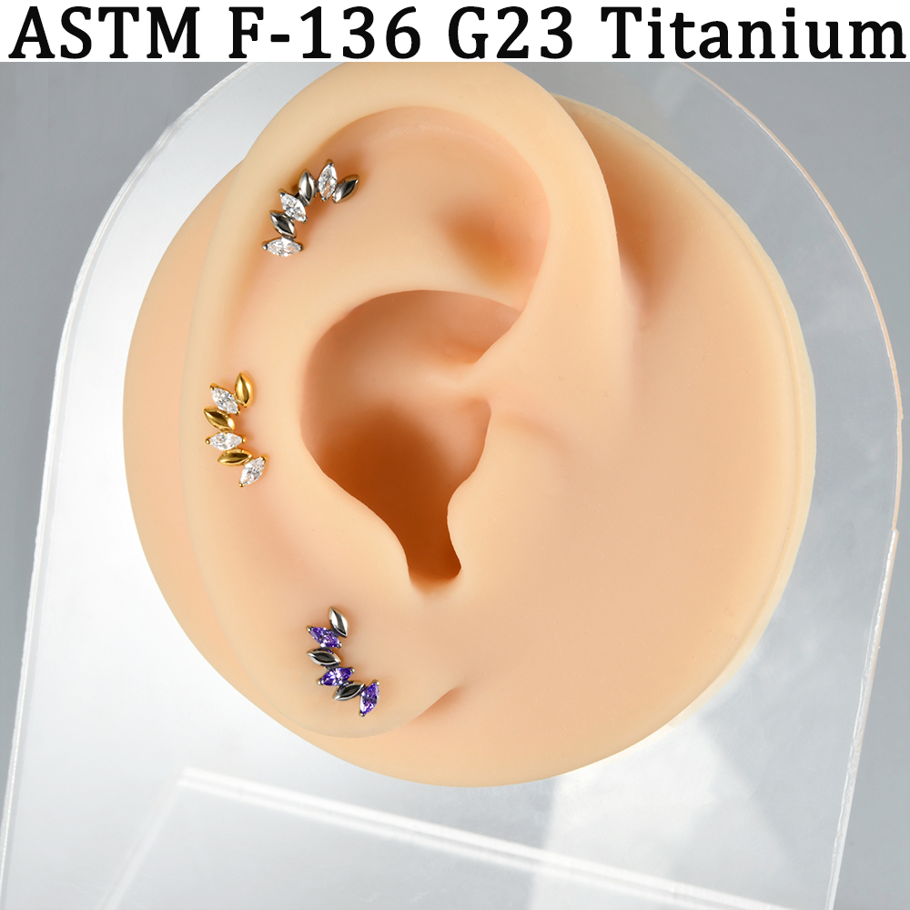 5-1PCs CZ 5/6 Marquise Lip Lab - Body Jewelry Implants review and price