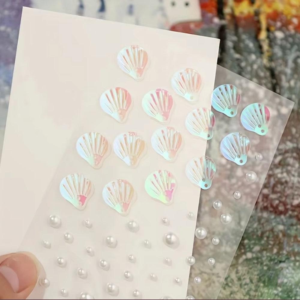 1Sheet Iridescent Shell Mixed  - Body Jewelry Art review and price