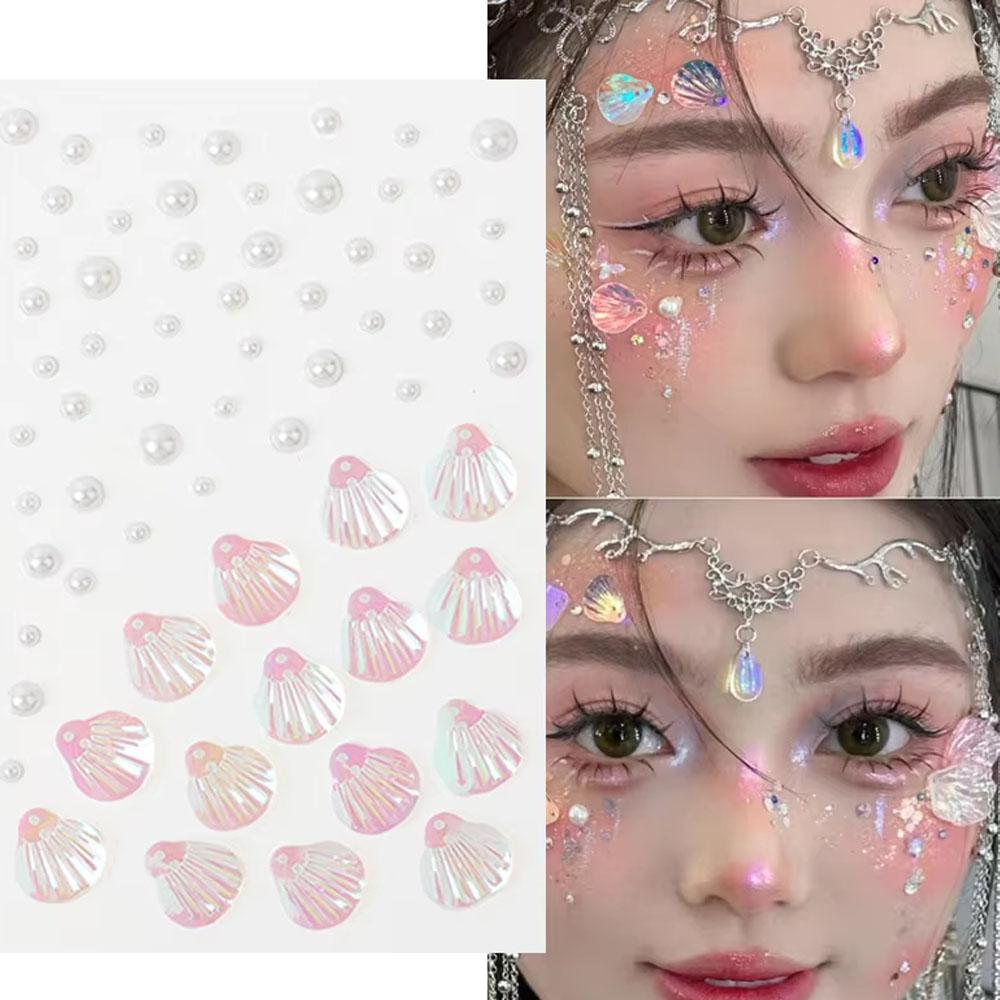 1Sheet Iridescent Shell Mixed  - Body Jewelry Art review and price