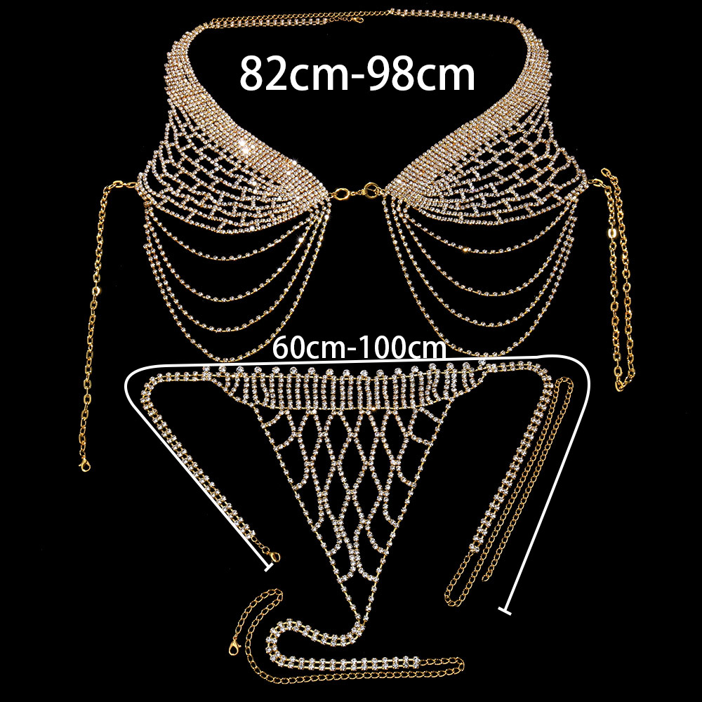 Stonefans Tassel Underwear Rhi - Body Jewelry Harness review and price