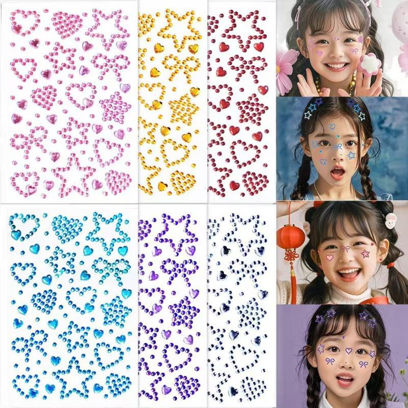 1 Sheet Colorful Self Adhesive - Body Jewelry Art review and price