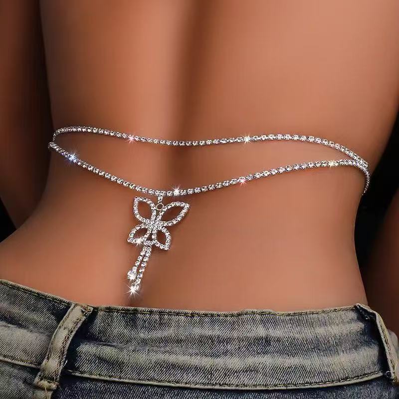 Luxury Rhinestone Double Chain - Body Jewelry Rhinestone review and price