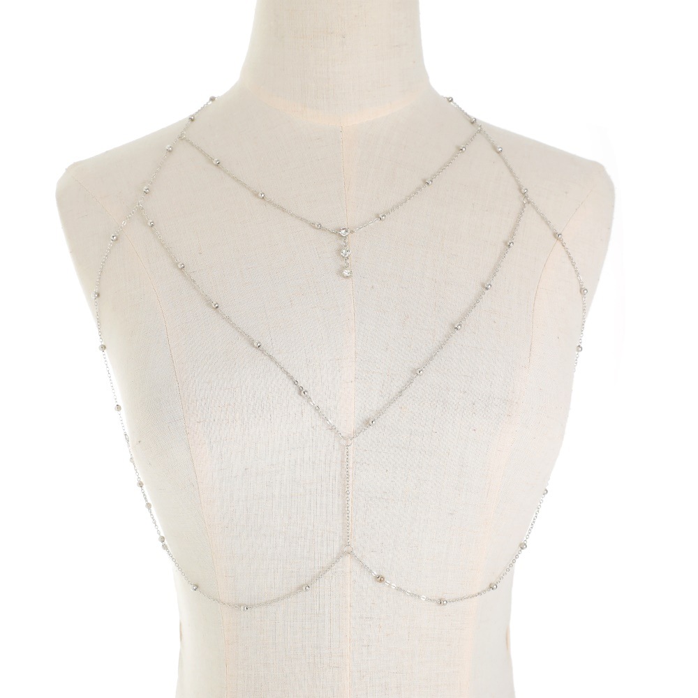 Sexy Crystal Chest Chain Harne - Body Jewelry Harness review and price