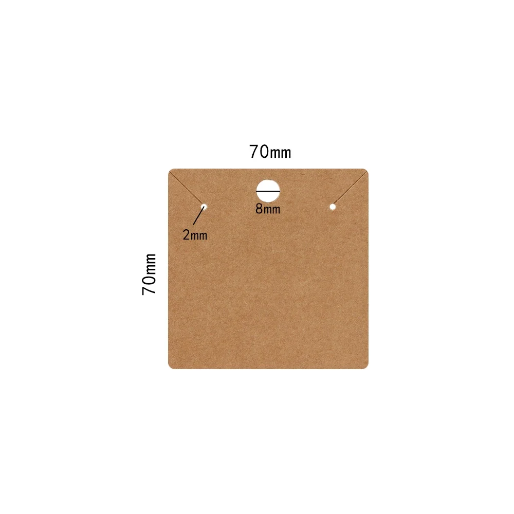 50/100pc 7x7cm Paper Cardboard - Body Jewelry Display review and price