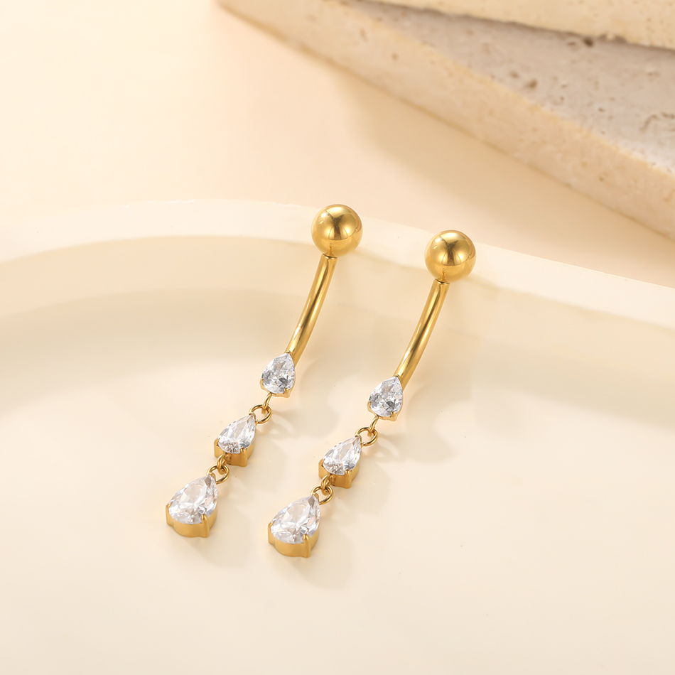 1/5Pcs ASTM F136 Titanium 14G  - Belly Bar Titanium review and price