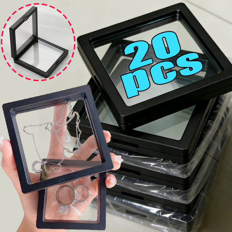 1-20pcs Transparent PE Film Je - Body Jewelry Display review and price