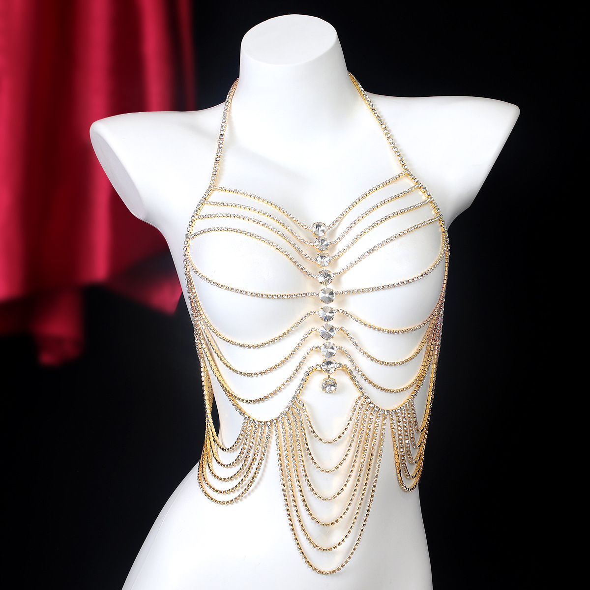 Luxurious Stripe Tassels Retro - Body Jewelry Art review and price