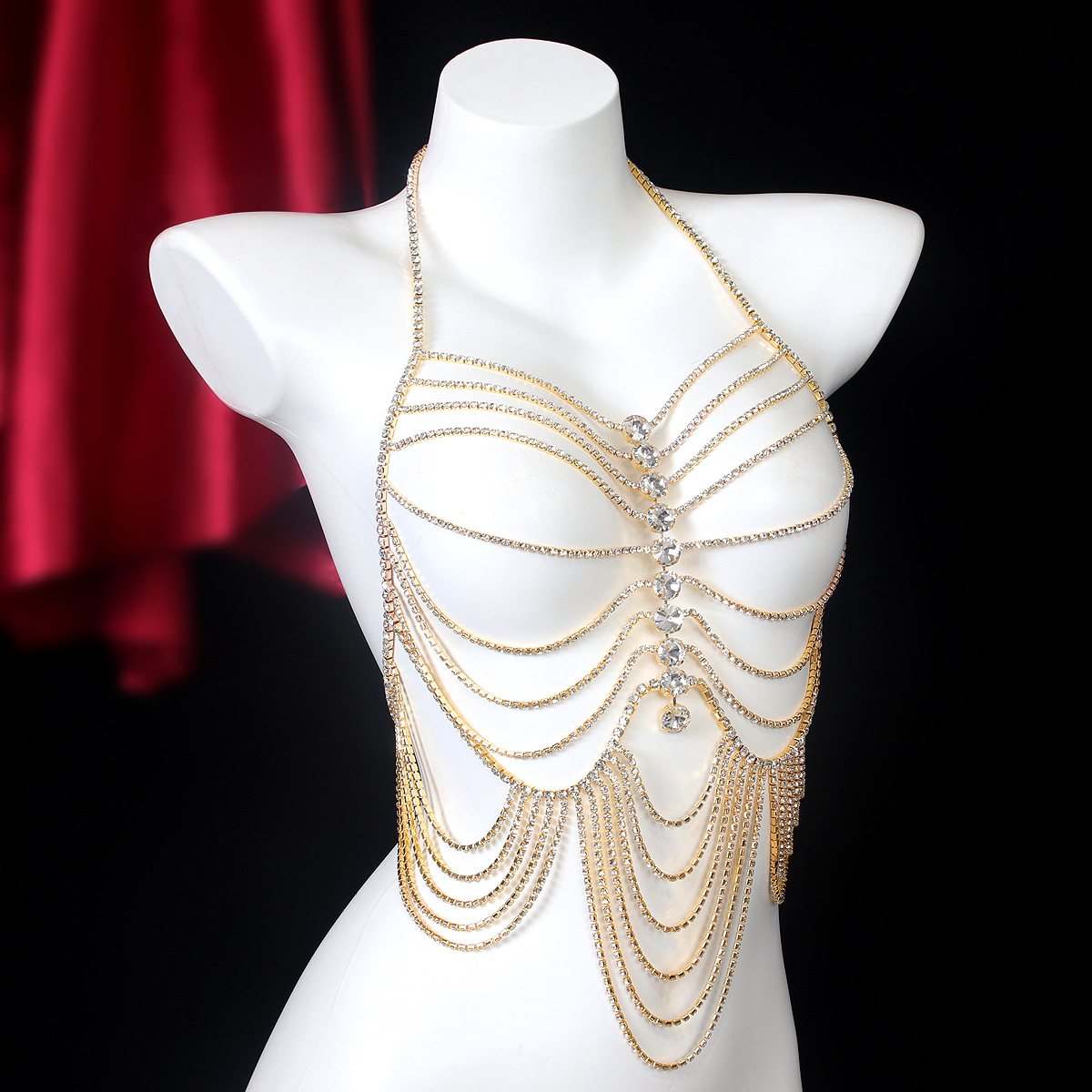 Luxurious Stripe Tassels Retro - Body Jewelry Art review and price