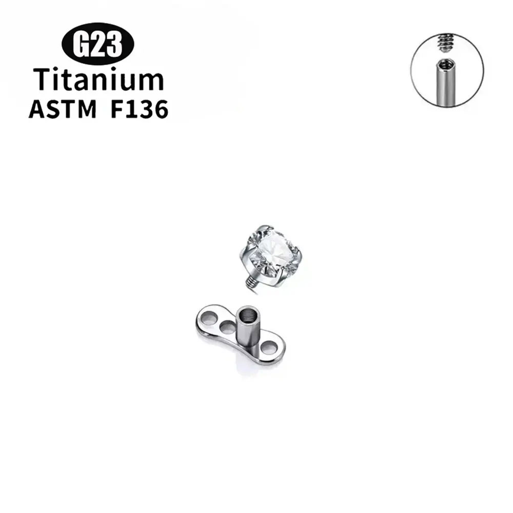 G23 titanium alloy skin implan - Body Jewelry Implants review and price