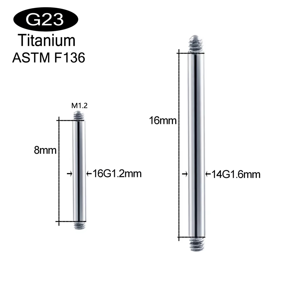 10pcs/lot ASTM F136 Implantabl - Body Jewelry Implants review and price