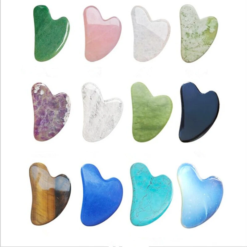 Natural Green Jades Roller Fac - Body Jewelry Materials review and price