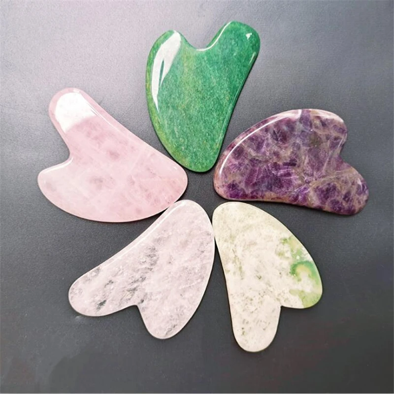 Natural Green Jades Roller Fac - Body Jewelry Materials review and price