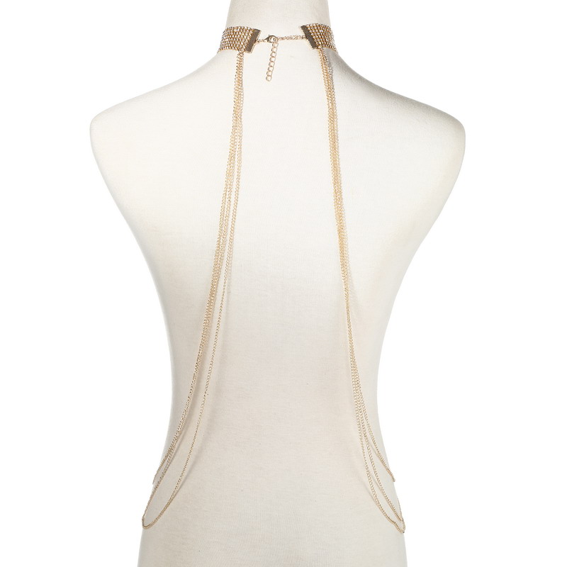 Gold Color Body Chain Women  R - Body Jewelry Art review and price