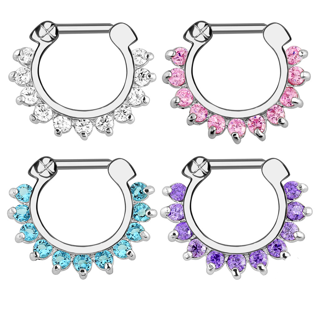 1pcs Hoop Clip On Nose Septum  - Body Jewelry Nose Ring review and price