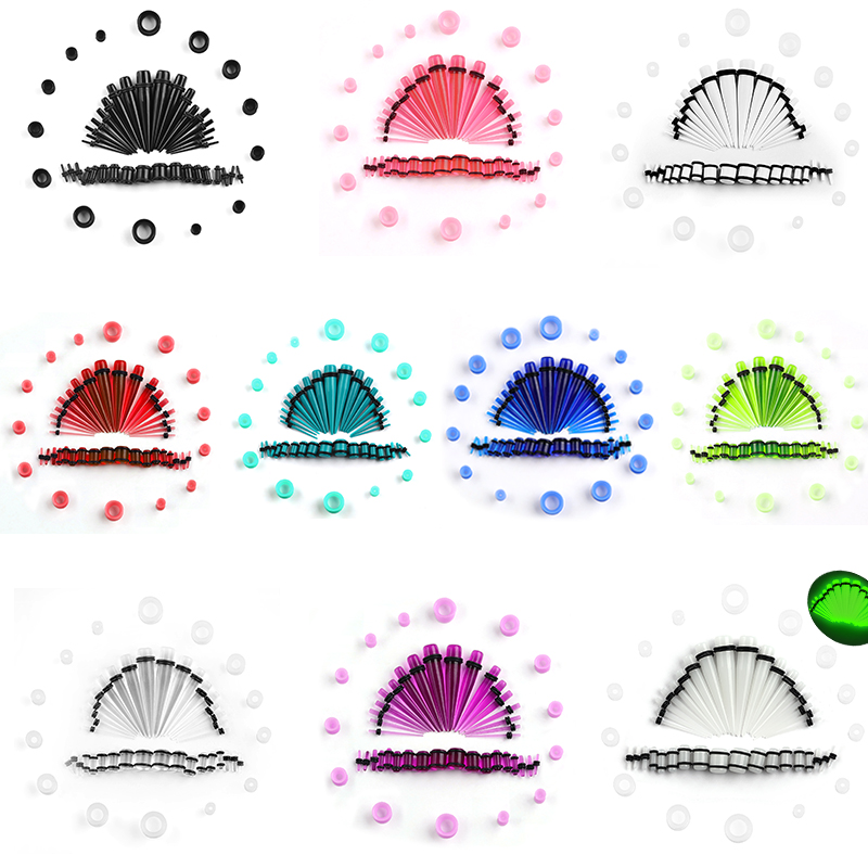 50pcs Acrylic Spike Ear Gauges - Body Jewelry Ear Gauges review and price