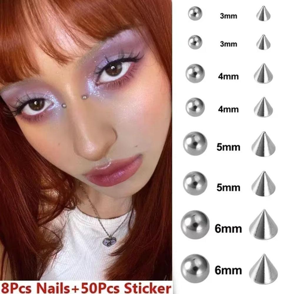 58-180pcs Set Non Piercing Lip - Body Jewelry Nose Ring review and price