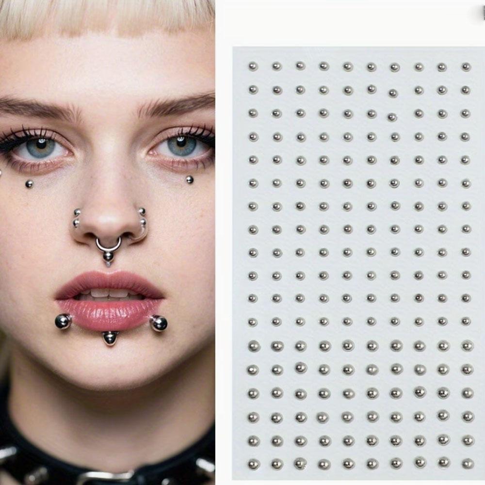 58-180pcs Set Non Piercing Lip - Body Jewelry Nose Ring review and price