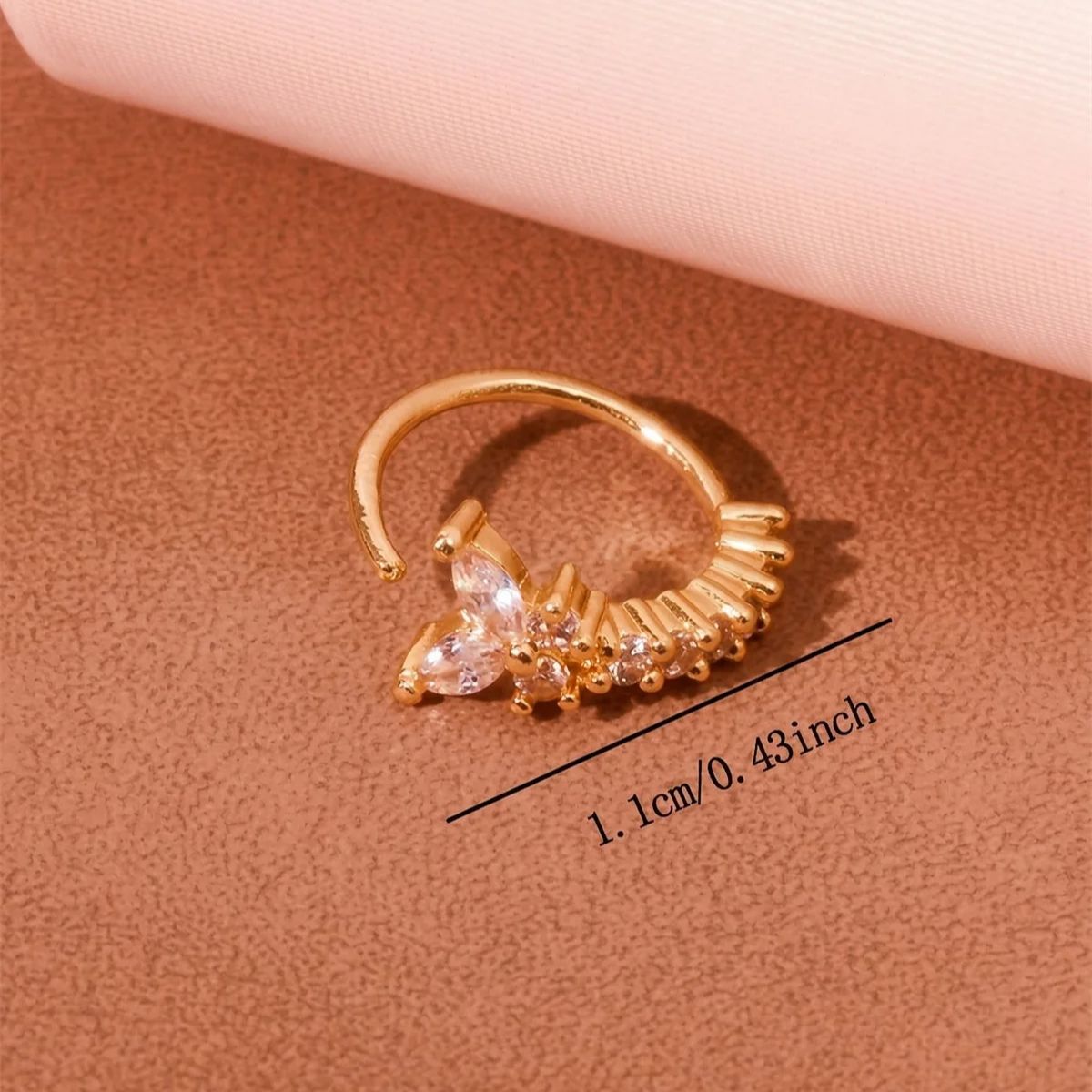 1PC Y - Shape Design No Pierci - Body Jewelry Nose Ring review and price