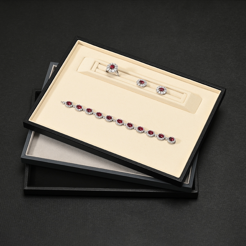 Oirlv Leather Jewelry Tray Rin - Body Jewelry Display review and price