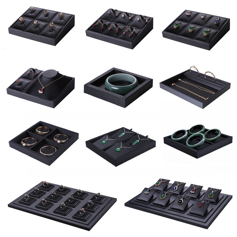 Superior Black PU Leather Ring - Body Jewelry Display review and price