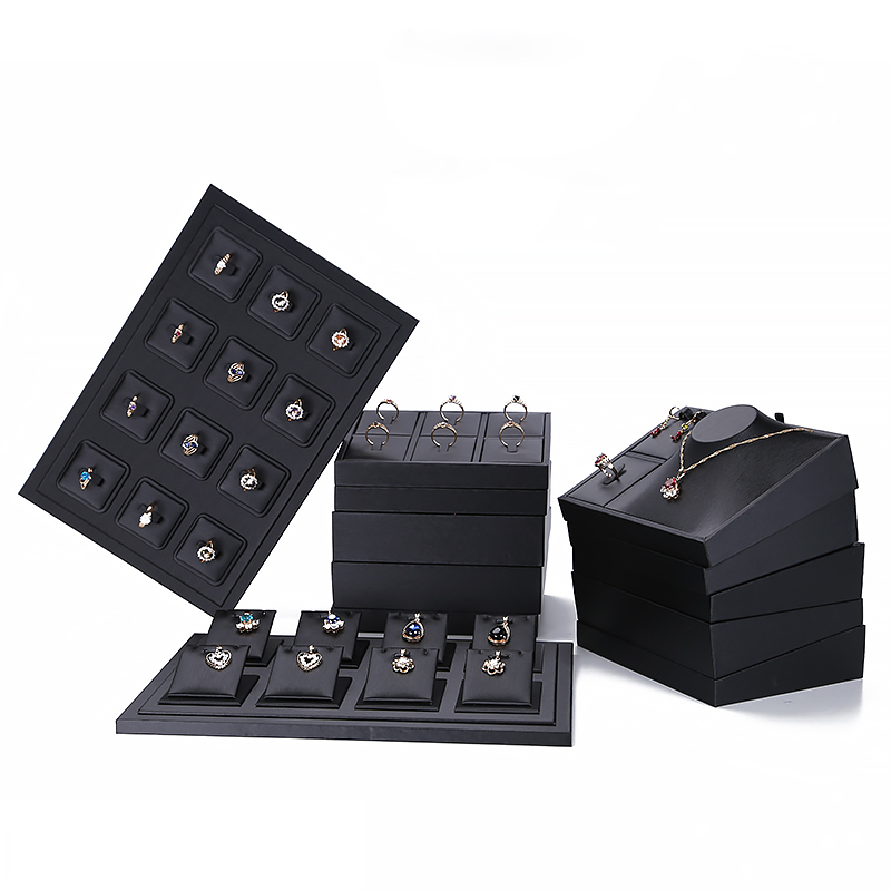 Superior Black PU Leather Ring - Body Jewelry Display review and price
