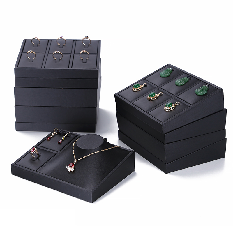 Superior Black PU Leather Ring - Body Jewelry Display review and price