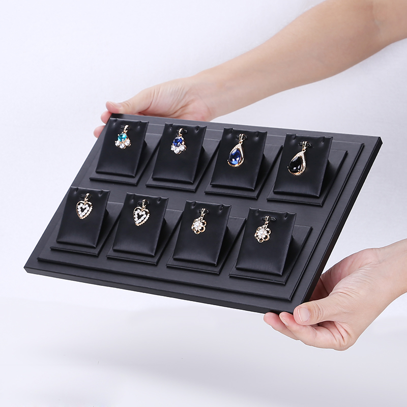 Superior Black PU Leather Ring - Body Jewelry Display review and price