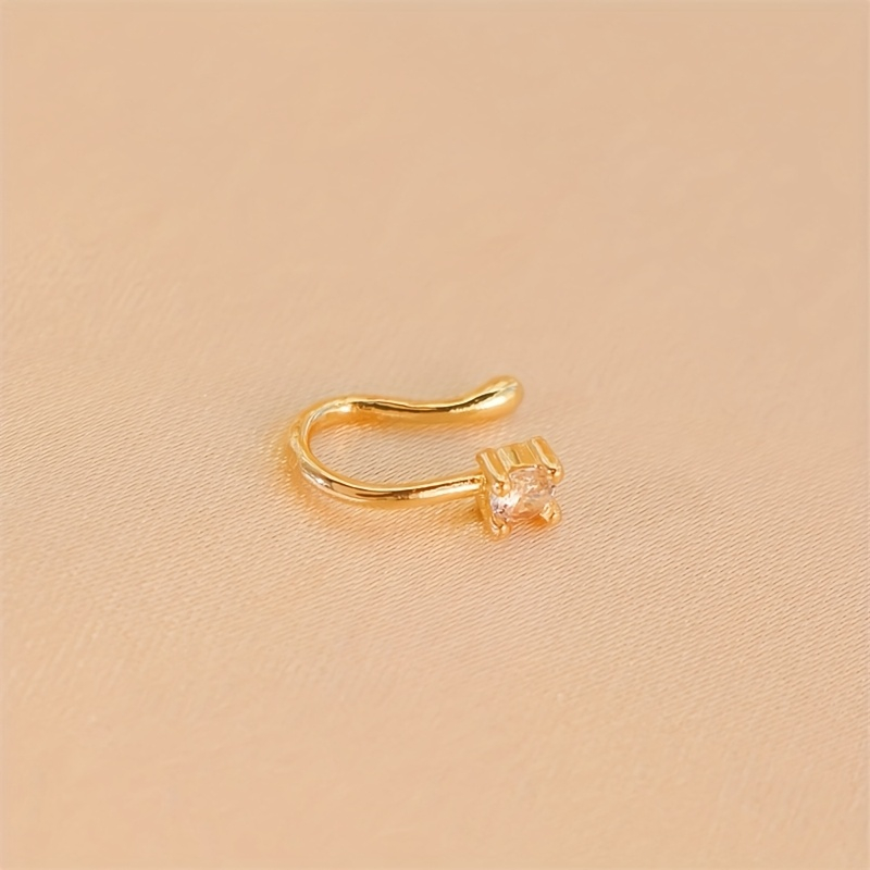 1-Piece Round Zircon Non Perfo - Body Jewelry Materials review and price