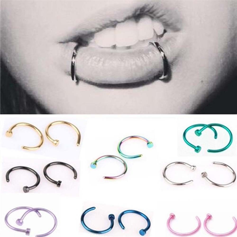10 Pcs Thin Stainless Steel Fo - Body Jewelry Nose Ring review and price