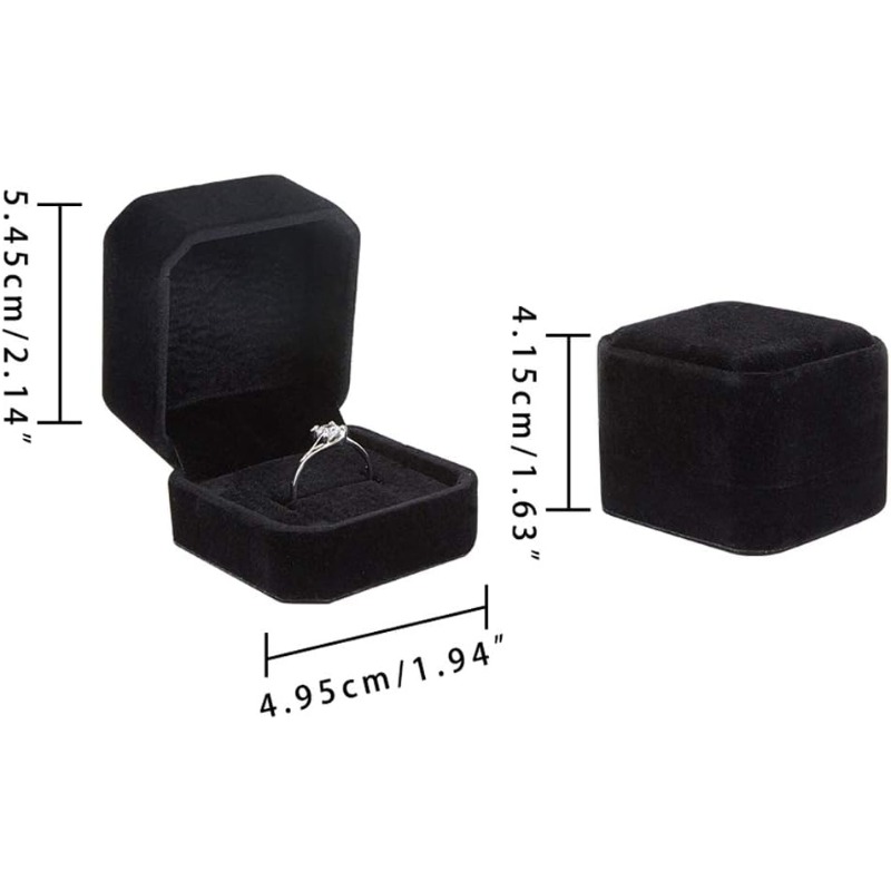 10 Pack Velvet Ring Box Earrin - Body Jewelry Display review and price