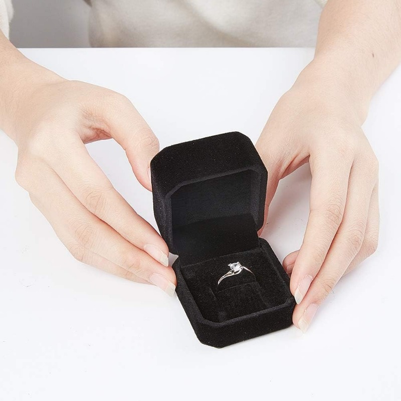 10 Pack Velvet Ring Box Earrin - Body Jewelry Display review and price