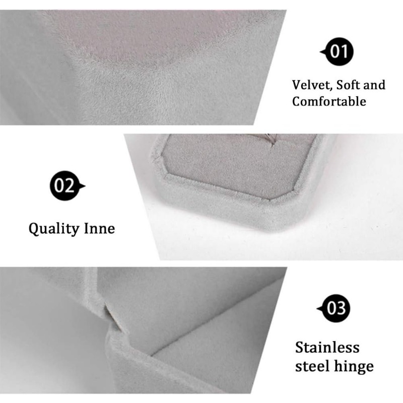 10 Pack Velvet Ring Box Earrin - Body Jewelry Display review and price